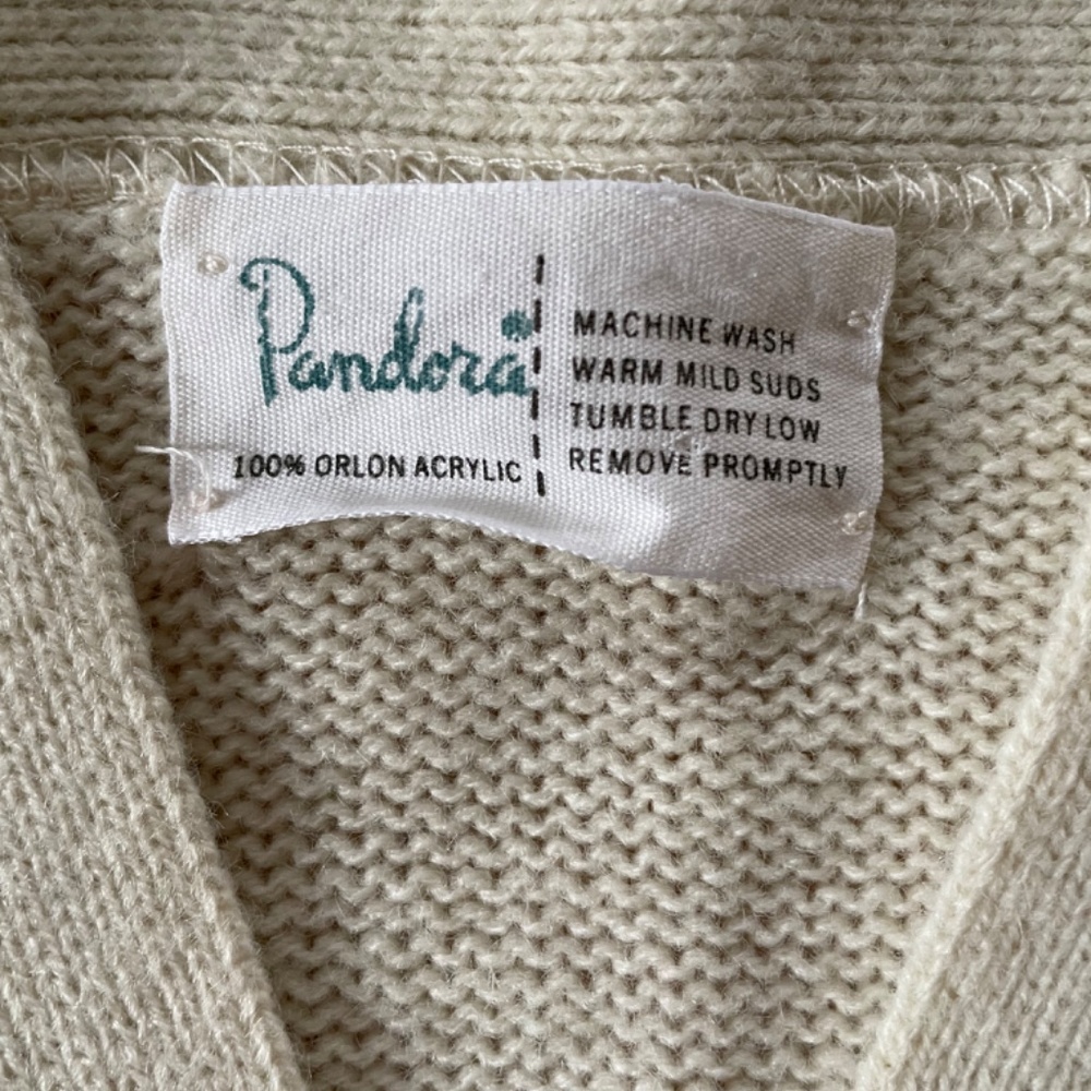 Vintage 1970s wrap sweater - Picture 7 of 8